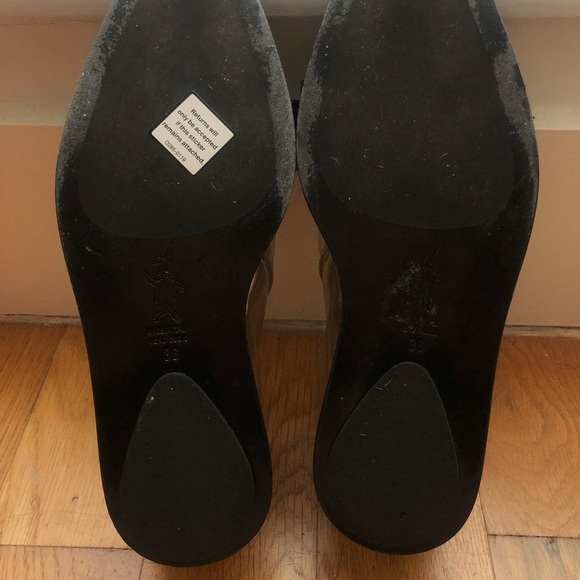 Marni pointed loafers silver metallic w bow sz 36 - Picture 2 of 4